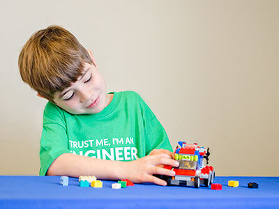 Kids love to build at Early Engineers